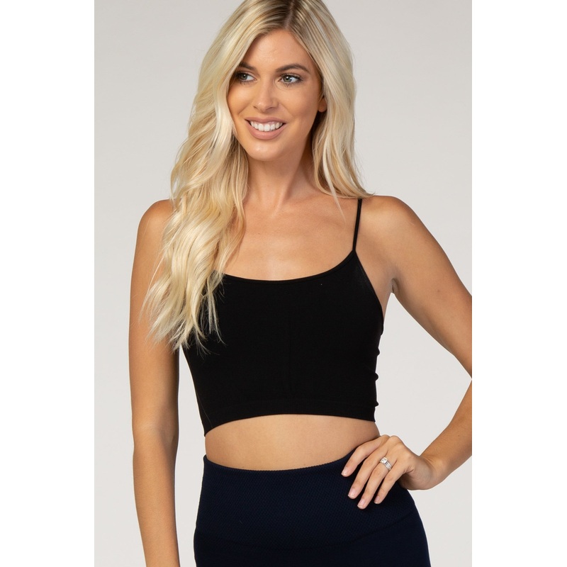 Black Soft Seamless Bralette