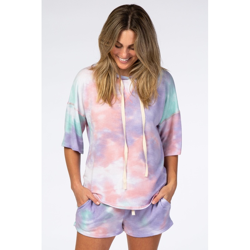 Mint Green Tie Dye Lounge Set