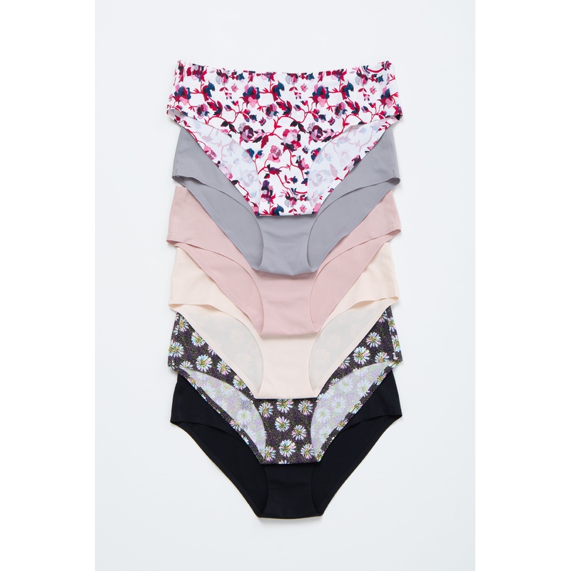 Multicolor Floral Underwear Set