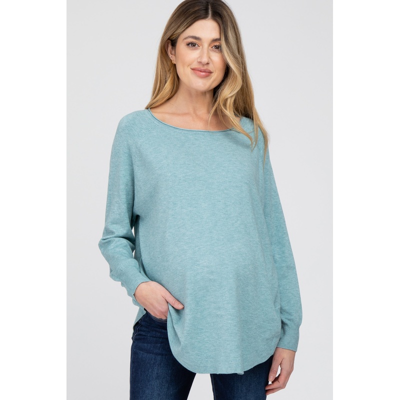Aqua Soft Maternity Sweater