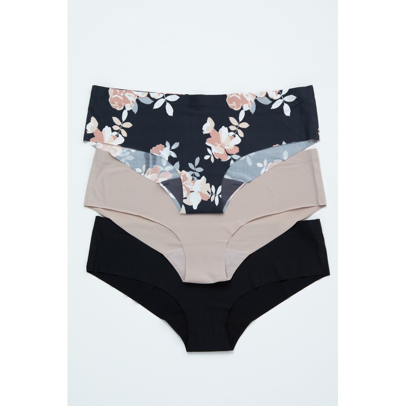 Neutrals Floral Seamless Underwear Set