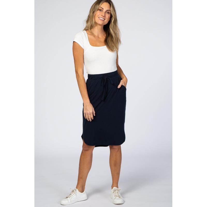 Navy Blue Skirt