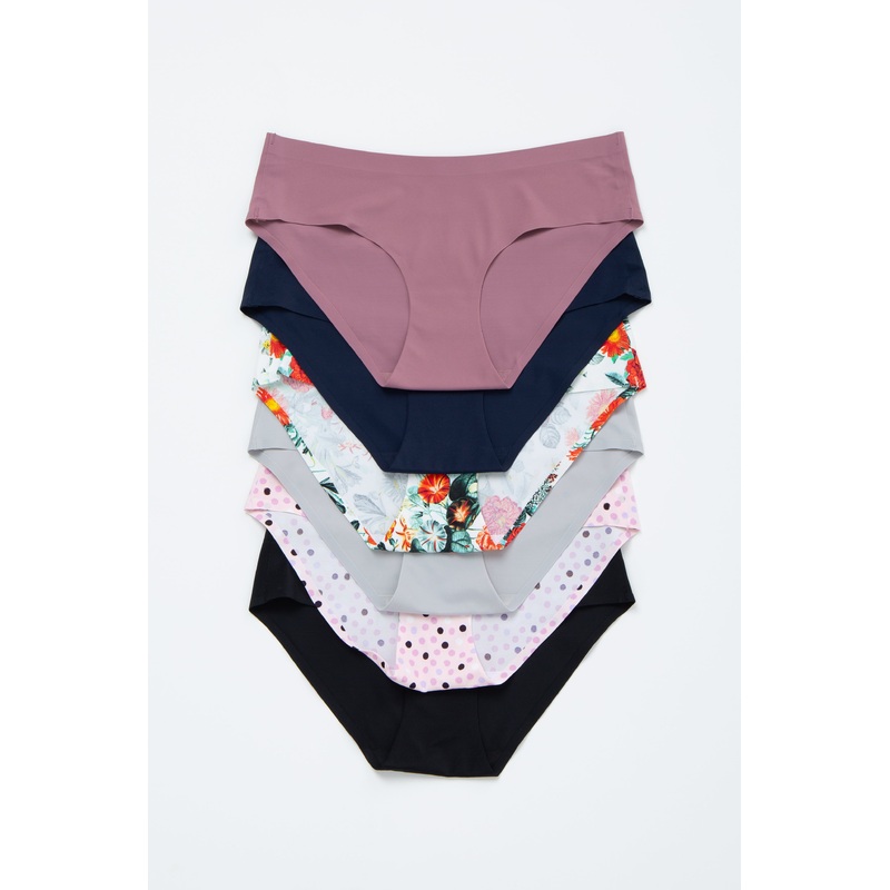 Multi-Color Printed Seamless Underwear Set
