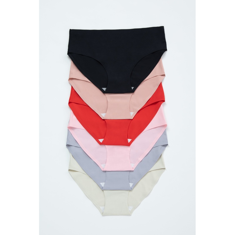 Multi-Color Seamless Hipster Underwear Set