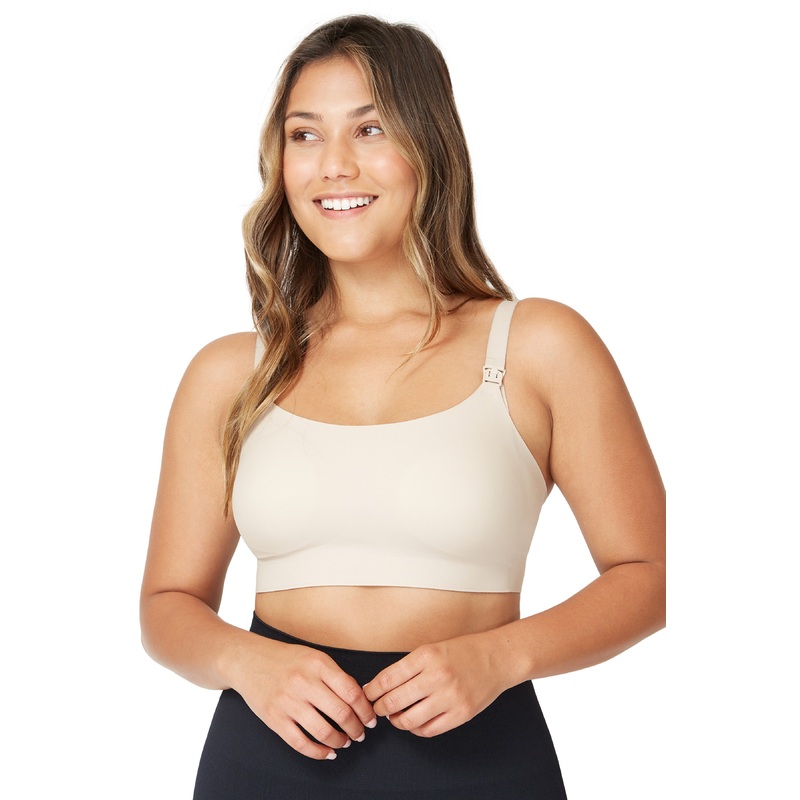 Beige Belly Bandit Leakproof Nursing Bra