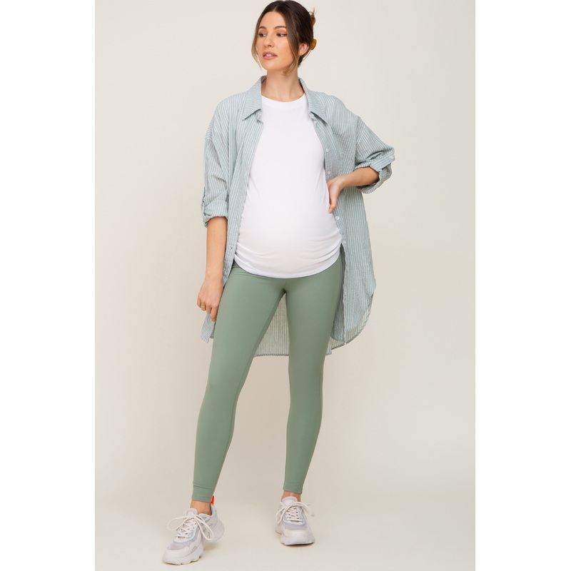 Mint Green Maternity Leggings