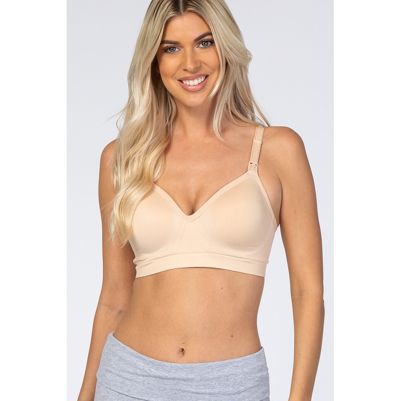 Beige Bravado Designs Plunge Nursing Bra